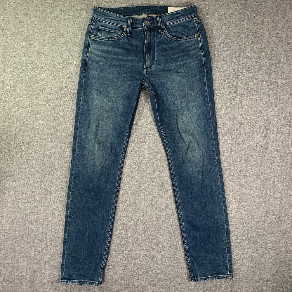 Rag & Bone Fit 2 Slim Jeans Men 29x32 Blue Stretch Modern Preppy